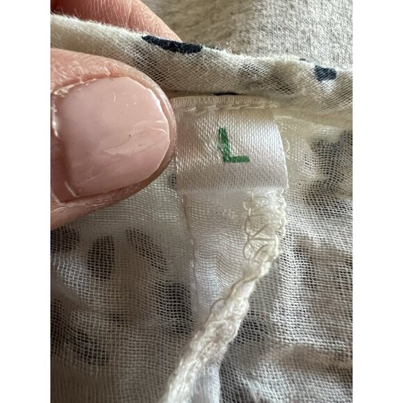 Michigan Wolverines handkerchief hem floral sleeveless swing mini dress L - Picture 5 of 10